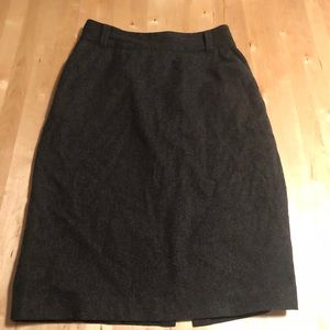 Dark gray pencil skirt from Banana Republic
